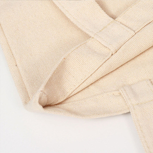 Sac fourre-tout <span class=keywords><strong>réutilisable</strong></span> en <span class=keywords><strong>coton</strong></span> blanc avec logo imprimé, vente en gros - Product Image 4