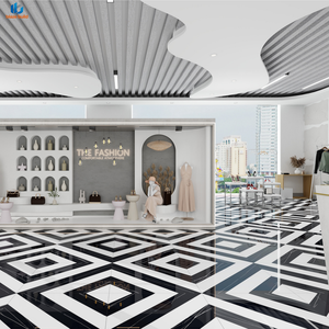 <span class=keywords><strong>Carrelage</strong></span> en porcelaine mate 800x800mm motif chevrons marbre noir et <span class=keywords><strong>blanc</strong></span> antidérapant moderne pour boutique et salle de bain - Vente chaude - Product Image 5