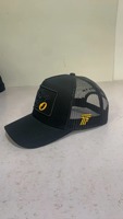 Casquette Trucker en Maille Brodé à 5 Panneaux, Style Vintage Usé et Déchiré, Logo Personnalisé Yelir, Unisexe, Imprimé Léopard, 100% Coton