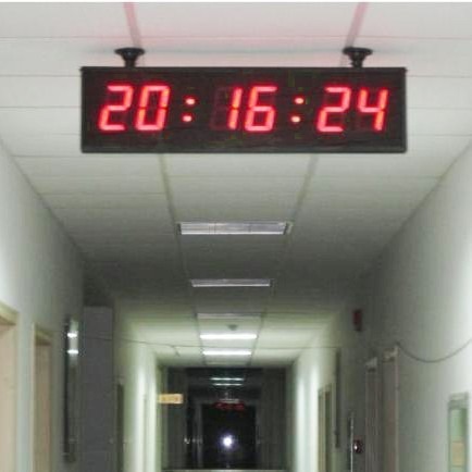 Modern Design NTP Digital Clock Quartz Synchronous Time Synchronization System Standard Time Display Electric Metal Motivity