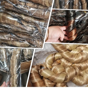 Extensiones de Cabello Sintético Ondulado Suelto para <span class=keywords><strong>Crochet</strong></span>, Rizado en Espiral, 22 Pulgadas, Cabello para Trenzar, Rizos Franceses, Extensiones de Cabello a Granel, Rubio Ombre - Product Image 5