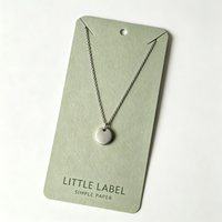 Étiquettes porte-colliers en papier multi-usages personnalisées pour les boutiques en ligne et en ligne-physique – Cartes de présentation de colliers pour merchandising