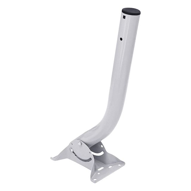 J Shape Satellite Antenna Dish Wall Mount Bracket Pole Digital TV Terrestrial Aerial Antenna Pole