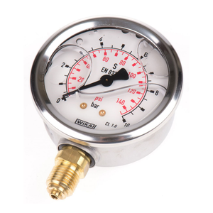 Original High Quality Gauge 0-10 <b>bar</b> 0-60bar 0-2500bar 0-3500bar Bourdon Tube/Diaphragm - Product Image 4