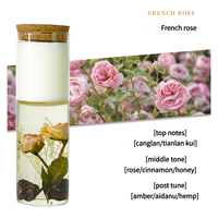 Caja de regalo de recuerdo de boda personalizada de gama alta al por mayor, vela de cera de soja para aromaterapia, aroma de flores secas Premium, Día de San Valentín