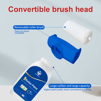 Brosse à grand rouleau OEM pour mur, filet de peinture au latex à base d'eau, réparation des odeurs, couverture de graffitis acryliques, revêtement liquide