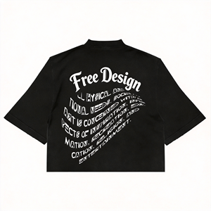 Camiseta Unisex de Alta Calidad, Transpirable, de Talla Grande, Corte Holgado, Tejido Grueso, Personalizada, 100% Algodón - Product Image 3