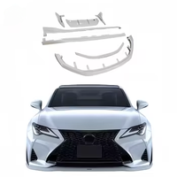 Kit carrosserie en fibre de carbone pour Lexus RC300/RC350 : jupes latérales, diffuseur avant, spoiler de coffre arrière, lèvre de pare-chocs avant - Amélioration personnalisée