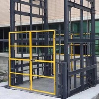 Dikey Malzeme Taşıma Çift Kargo Asansörü Ağır Yük Depo Asansörü Fabrika Yük Taşıma İçin