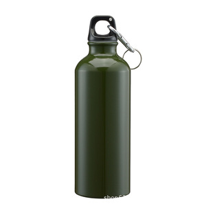 Outdoor Sports Aluminum Water Bottle Portable Water Cup Mountaineering Buckle <b>Small</b> Mouth Single Layer Cup 500ML - Product Image 1