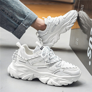 Summer Men's Shoes - Mesh Breathable Sports Shoes - Men's Spring-autumn Outdoor Sports Casual Walking Shoes Chunky Shoes - Product Image 5