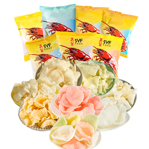 Số lượng lớn hải sản Snack bán buôn chưa nấu chín khô giòn tôm bánh quy Tôm Khoai tây chiên Tôm Bánh quy giòn - Product Image 5