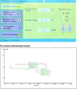 Calorimètre différentiel à balayage (DSC) électronique automatique de laboratoire DSC-600 pour plastiques, modèle DSC-100A - Product Image 5
