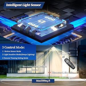 Farolas Solares para Exteriores, Luces para Estacionamientos, 8000W, del Anochecer al Amanecer, Luces LED Solares Comerciales con Sensor de Movimiento - Product Image 4