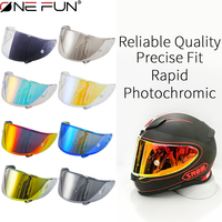 Visière photochromique X14 pour moto, compatible Z7, X14, NXR, RF-1200, RF-SR, X-Spirit/3, CWR-1, CWR-F, X-Fourteen, RYD – Lentille de remplacement