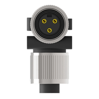 Connecteur de capteur 1-3/8 pouces, étanche IP67, 600V, fiche de raccordement filetée, câble de 2 m, connecteur 4 broches
