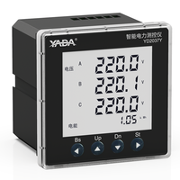Medidor de Energía Trifásico de Panel de 92*92mm con Certificación CE, Clase Industrial 0.5s RS485 para Centros de Datos EMS