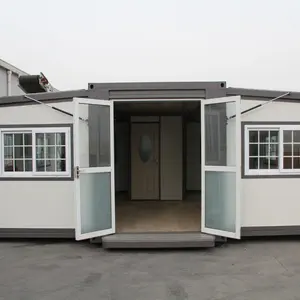 Xh Vier Slaapkamers Een Badkamer Luxe 20ft 40ft Prefab Container Woningen Te Koop Uitbreidbaar Huis