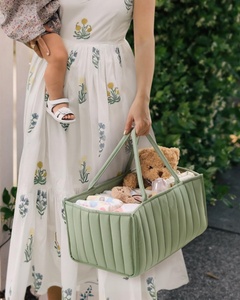 Diario bebé pañal Caddy organizador elegante guardería cesta de almacenamiento regalo para Baby Shower Registro de bebé debe tener elementos esenciales para recién <span class=keywords><strong>nacido</strong></span> - Product Image 5