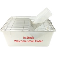Kandang Tikus Lab Bahan Stainless Steel/Plastik - Anti Lepas, Kapasitas Besar, Standar ISO