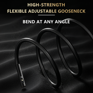 Caméra d'inspection industrielle directe usine, 5 pouces, double <span class=keywords><strong>objectif</strong></span> 8 mm, câble semi-rigide 5 m, mini-endoscope, boroscope à triple <span class=keywords><strong>objectif</strong></span> - Product Image 6