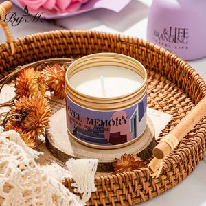 Juego de Regalo de Velas Aromáticas de Cera de Soja, Paquete de 4 Velas de Aromaterapia de 155 g en Latas de Aluminio, Recuerdo de Boda y Regalo de Cumpleaños - Product Image 1