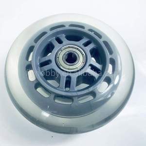 4 pouces linline skate wheels lucency pu filling wheel pour scooter skate - Product Image 6