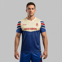 Maillot de football sublimé HOSTARON, maillot de football personnalisé pour club, ensemble de maillots de football pour homme, ensemble d'uniformes de football, maillot de football rétro pour équipe