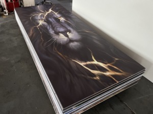 Panel de Pared de PVC Clásico Impermeable con Diseño de Mármol UV e Impresión 3D de 1220x2440 mm para Uso en Interiores - Product Image 2