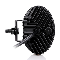 Phare de travail LED ovale de 4,2 pouces à faisceau large IP69K 12V 24V pour camion tout-terrain, remorque, tracteur, systèmes d'éclairage automobile