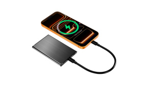 พาวเวอร์แบงค์แบบพกพาบางเฉียบ ความจุ 3000mAh รองรับการชาร์จไร้สาย ผลิตตามสั่งจากโรงงาน - Product Image 4