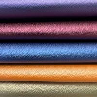 Tissu en cuir PU imperméable en peau de mouton gaufrée 0,7 mm, aspect suède souple, pour moto, activités de plein air, gants de boxe, sacs artisanaux
