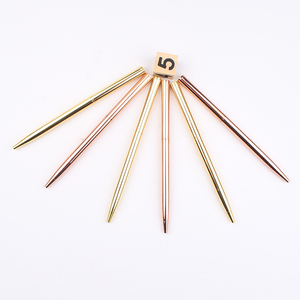 Stylo à bille fin rose doré - Product Image 2