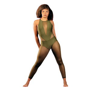 Traje de Danza Moderna de Alta Calidad para Mujer, Leotardo de Malla Transparente, Body para Actuaciones de Ballet para Niñas - Product Image 5