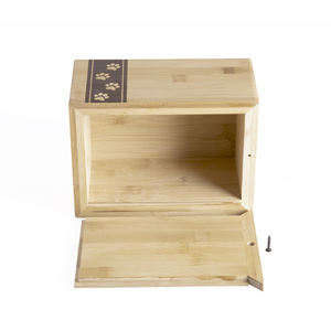 Urne de biocremation Conception de goutte d'eau Fournitures <span class=keywords><strong>fun</strong></span>éraires Urne de crémation en bambou pour cendres Amusante et écologique - Product Image 6