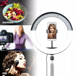 Support de trépied photographique <span class=keywords><strong>tik</strong></span> <span class=keywords><strong>tok</strong></span> youtube dimmable 10 pouces live fill light led selfie ring light - Product Image 4