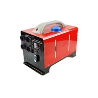 Chauffage à air diesel portable 5KW Télécommande Affichage LCD Chauffage rapide Voiture Camping-car Bus Bateau Parking Réservoir de carburant 5L DC12V/24V 9.7kg