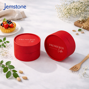 Custom Recyclable Heat Resistant Baking Cake Dessert Kraft <b>Cardboard</b> Cylinder Packaging Luxury Food Grade Cheesecake Paper <b>Tube</b> - Product Image 2