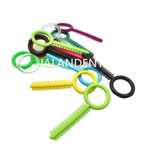 วงแหวนยางรัดฟันแบบยืดหยุ่นสำหรับจัดฟันยางรัดยางโอริงทันตกรรมสีสันสดใส - Product Image 2