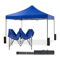 Tente pliante pop-up personnalisée 10x10, résistante et imperméable, pour salons professionnels et événements d'exposition