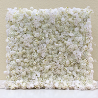 Collection de Meilleures Ventes 7D de Mur de Fleurs Artificielles Romantiques Modernes pour la Décoration de Mariage Événements - Nouveauté
