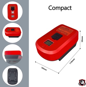Adaptateur de <span class=keywords><strong>chargeur</strong></span> de batterie pour batterie <span class=keywords><strong>Milwaukee</strong></span> M-18, adaptateur de <span class=keywords><strong>chargeur</strong></span> USB-C PD65W, station de charge <span class=keywords><strong>rapide</strong></span> avec affichage LED - Product Image 5