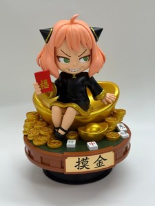 जासूस परिवार का कार्टून रेसिन हाथ से चित्रित फिगर वाटर वर्ल्ड क्रिएटिव गिफ्ट बॉक्स - Product Image 6