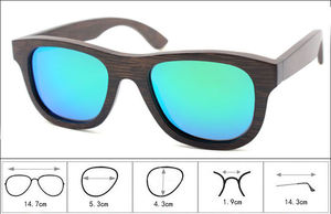 <span class=keywords><strong>Occhiali</strong></span> <span class=keywords><strong>da</strong></span> <span class=keywords><strong>sole</strong></span> firmati moda <span class=keywords><strong>uomo</strong></span> con Logo personalizzato polarizzato in legno di bambù sfumature in blu rosso giallo viola colori della cornice - Product Image 4