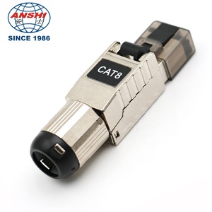 Anshi Modular cắm Keystone <span class=keywords><strong>Jack</strong></span> toolless bảo vệ FTP STP cho cat8 CAT7 cat6A <span class=keywords><strong>RJ45</strong></span> - Product Image 5