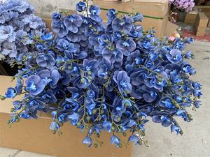 Orquídeas artificiales de tacto Real, orquídeas de color púrpura, A-164, venta al por mayor - Product Image 6