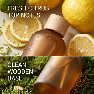 Diffuseur de parfum d'ambiance boisé thé et agrumes avec cèdre, vétiver et <span class=keywords><strong>iris</strong></span>, emballage personnalisable - Product Image 3