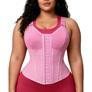 Fabricant de gaine amincissante en latex avec logo personnalisé, gaine de compression abdominale colombienne, vente en gros, grande taille, avec soutien-gorge intégré - Product Image 2