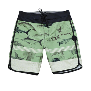 กางเกงขาสั้นชายหาดลำลองสำหรับผู้ชาย พิมพ์ลายแบบ Sublimation แห้งเร็ว ระบายอากาศได้ดี ผลิตจากโพลีเอสเตอร์ สแปนเด็กซ์ ผ้าแคนวาส ลายเรียบ สีพื้น เหมาะสำหรับใส่เล่นน้ำ - Product Image 1
