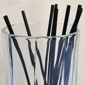 Biodegradabile realizzazione <span class=keywords><strong>9mm</strong></span> colorato 200mm cuore decorazioni plastica cambiamento lungo tubo di paglia per bevande che cambiano colore - Product Image 3